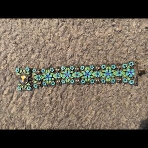 Turquoise pave bracelet
